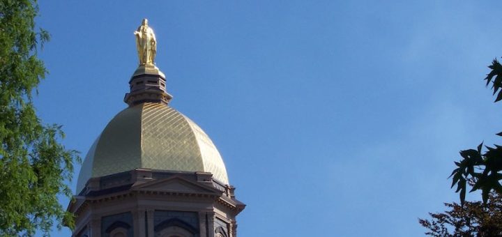 Golden Dome at Notre Dame
