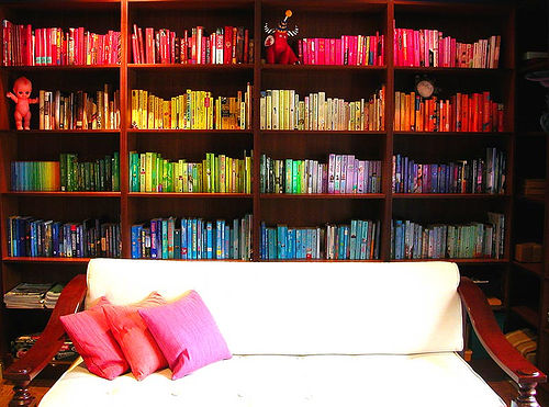 Color Organized Books