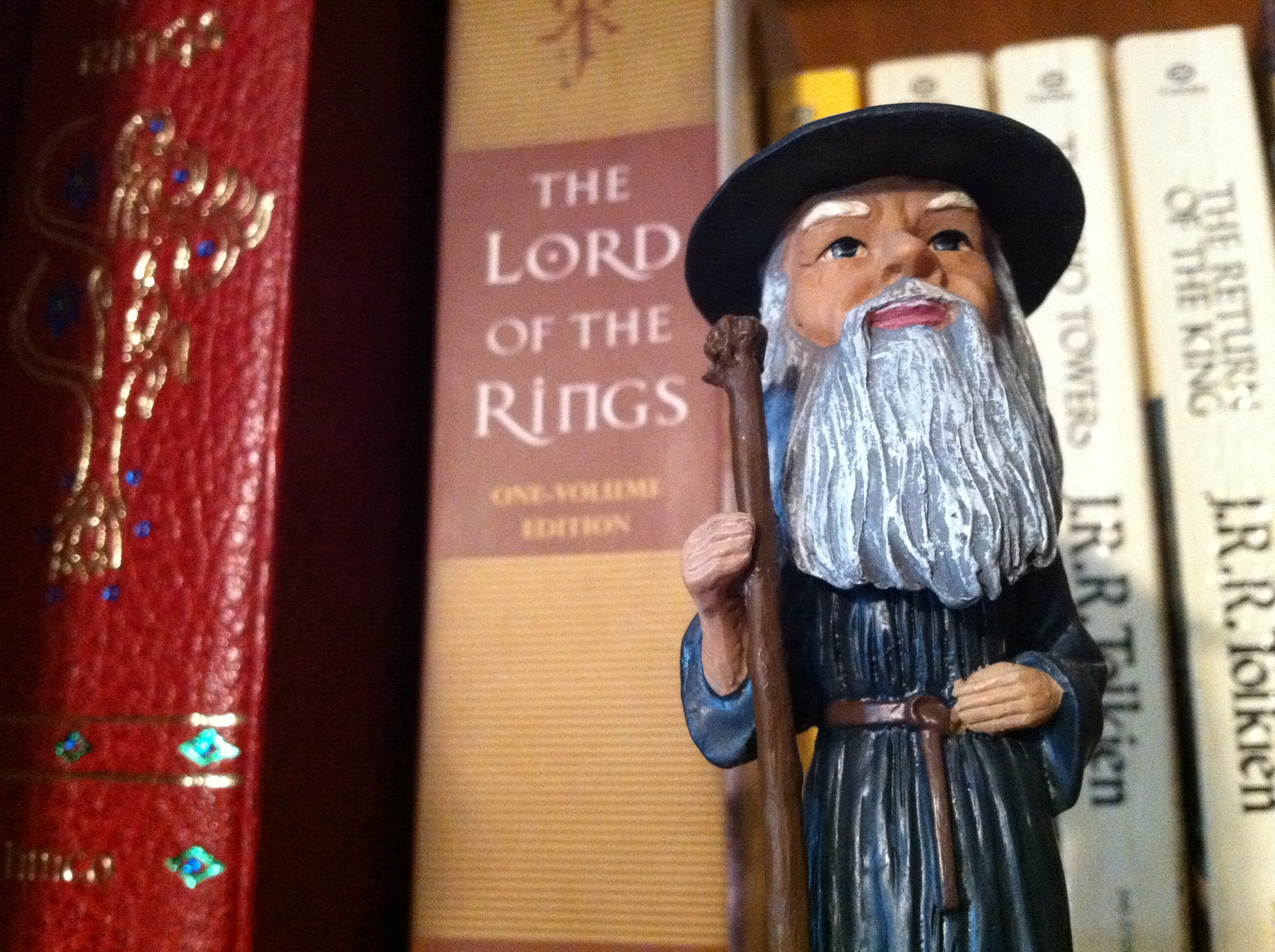 Gandalf Guarding Books