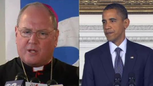 Cardinal-elect Dolan and President Obama