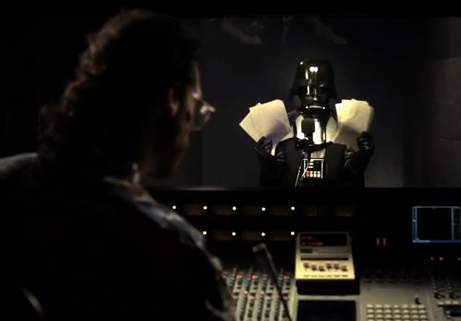 Darth Vader in Recording Studio