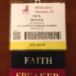 NCEA Speaker Badge