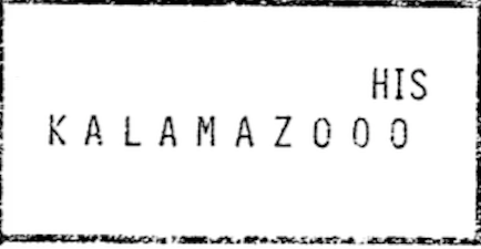 Kalamazoo Mystery Puzzle