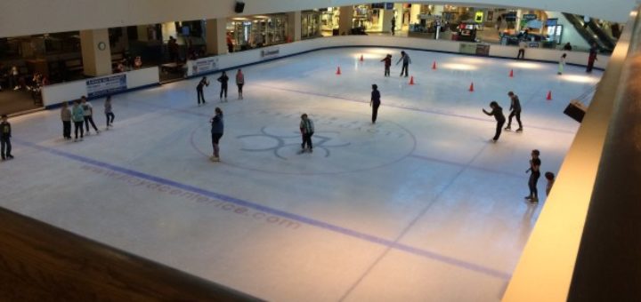 Ice Skating Rink in Lloyd Center, Mall, Portland, OR