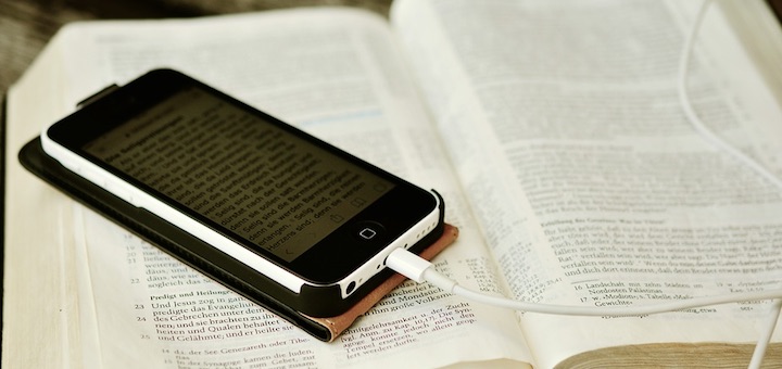 Bible and iPhone