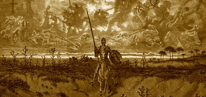 Don Quixote Doré Sepia