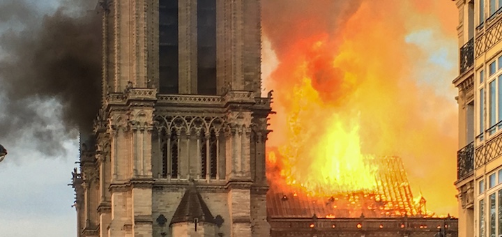Notre Dame Burning